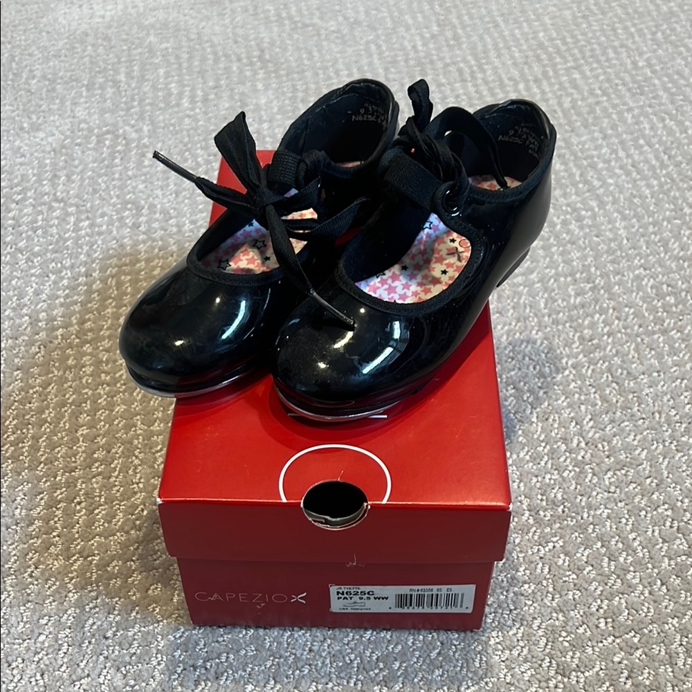 Capezio Kids Black Ballet Shoes
